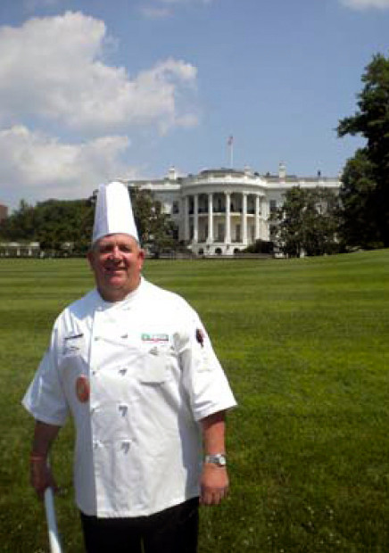 Chef Neary at the White House