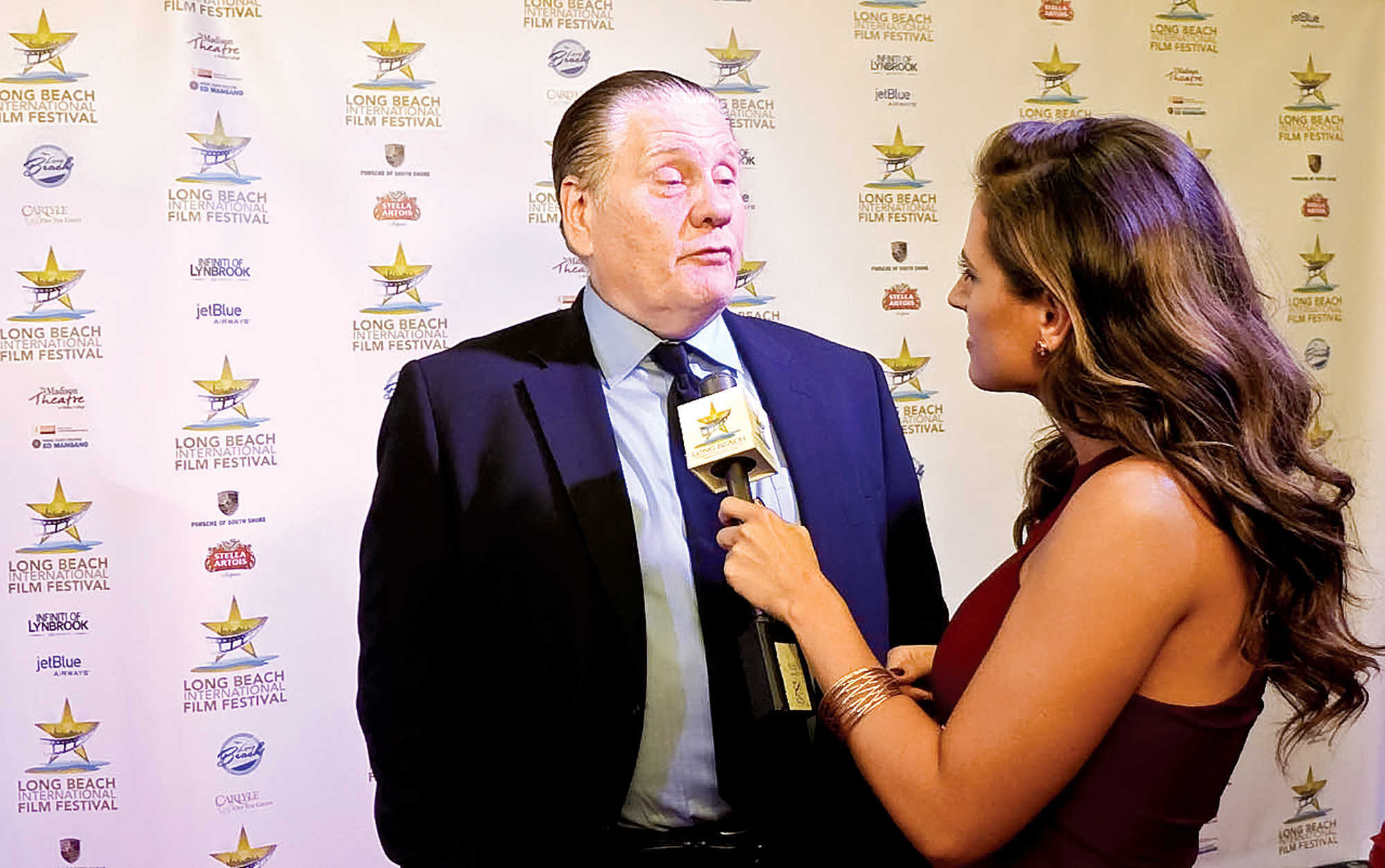 William Forsythe, who played Jake LaMotta in “LaMotta: The Bronx Bull,” which opened the festival, walked the red carpet last Thursday.