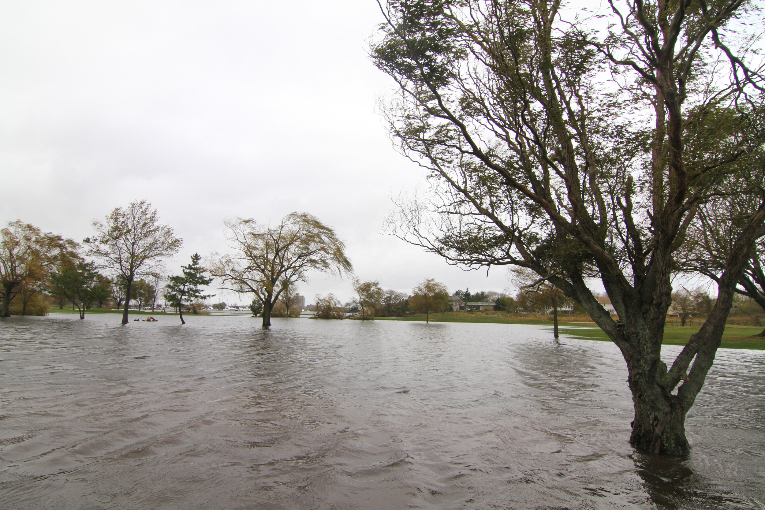 After Hurricane Sandy, the Lawrence Yacht & Country Club property was submerged.